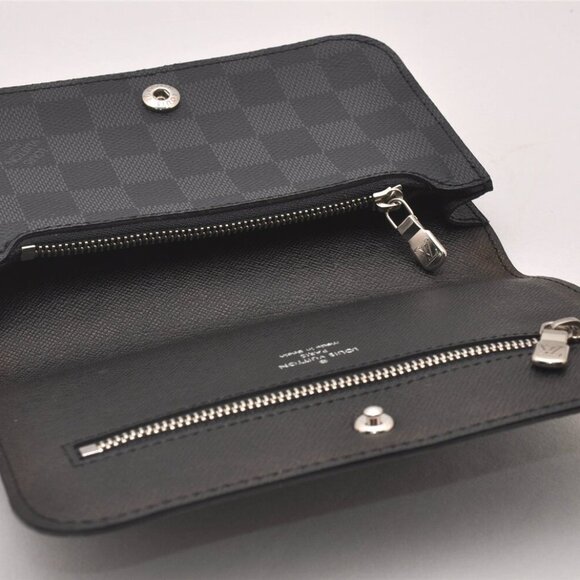 Authentic Louis Vuitton Damier Graphite Ceinture Pochette Homme Waist Bag - Picture 14 of 16